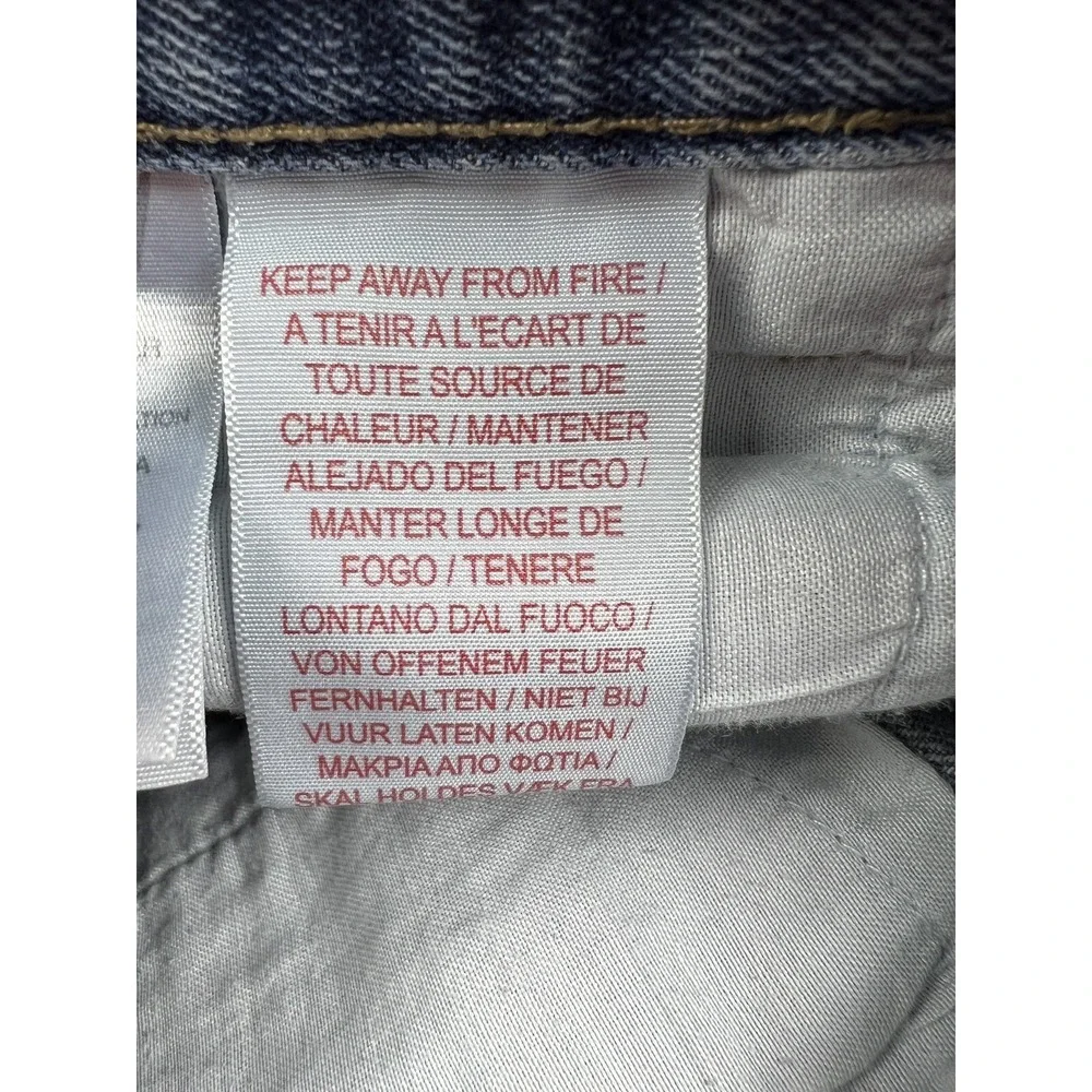 Levi's Jeans Boys 28x27 Blue 514 Straight Medium‎ Wash Denim Classic Fit